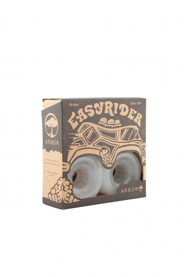Arbor Easyrider Skateboard Wheels Mosh 78a - Ghost White - Skatewarehouse.co.uk