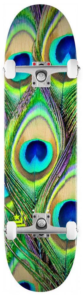 Mini Logo FF&F 18 Peacock 191 Mini Custom Complete Skateboard - 7.5