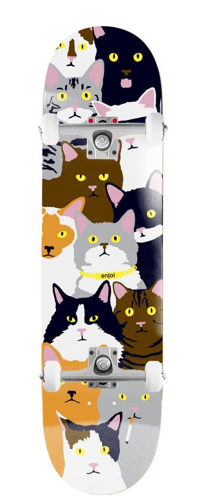 Enjoi Cat Collage R7 Multi x Venom Custom Complete Skateboard - 8.25"
