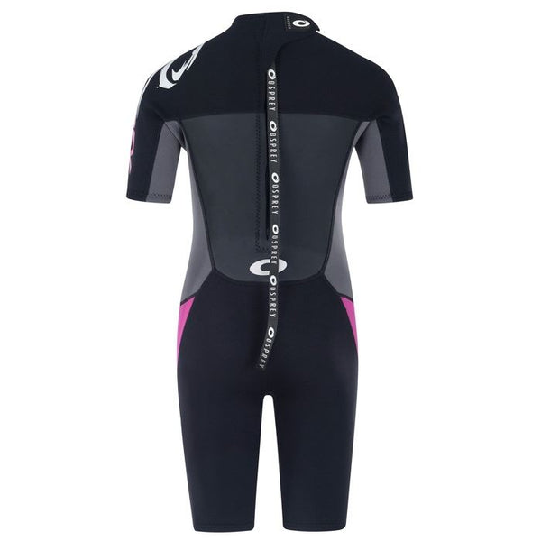 Osprey Origin Kids Short Length Wetsuit 3mm - Pink