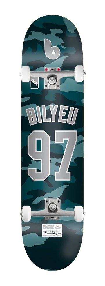 DGK Kevin Bilyeu 'Major League 3' Blue Camo x Venom Custom Complete Skateboard - 8.25