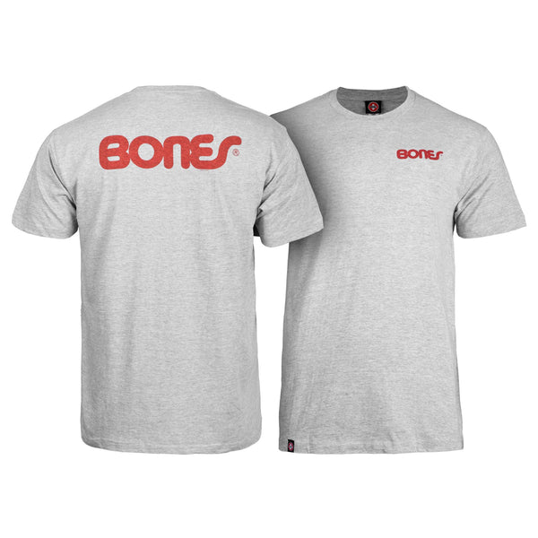 BONES Swiss Tee Heather - Skatewarehouse.co.uk