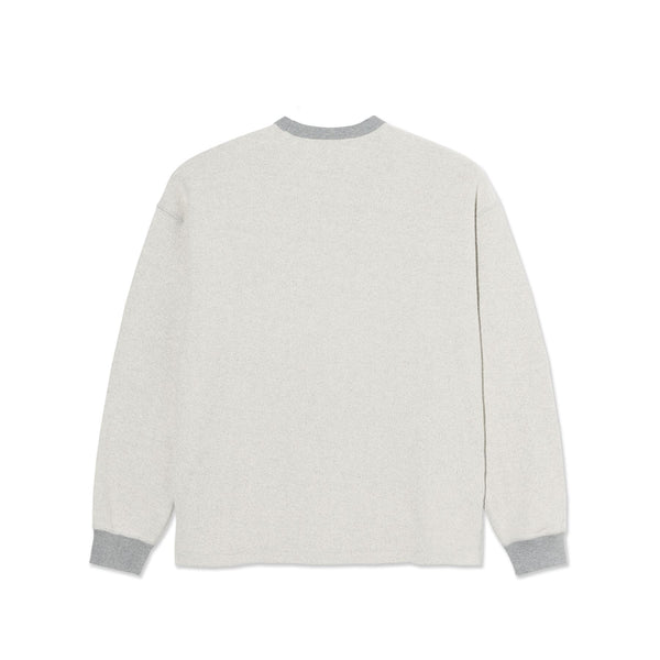 Polar Skate Co Reversed Sweater (Heather Grey )