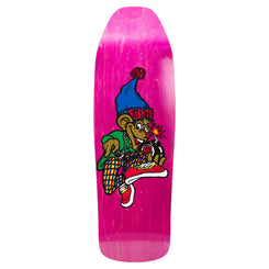 Heritage New Deal Danny Sargent Monkey Bomb Pink Skateboard Deck - 9.62"