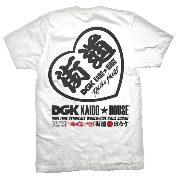 DGK x Kaido House 'Konbini' Tee White - Skatewarehouse.co.uk