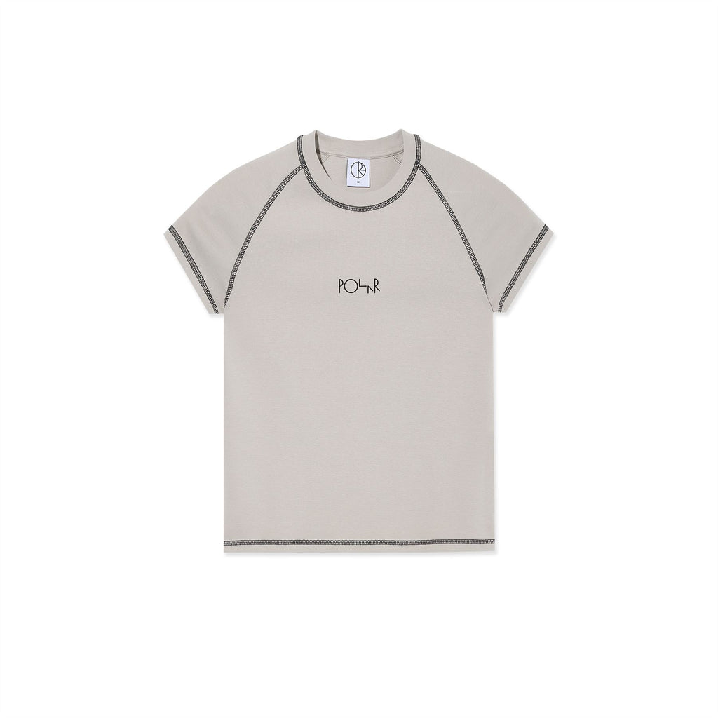 Polar Skate Co Baby Tee | Script Logo (Grey / Black)