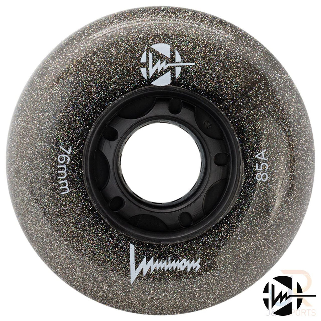 Luminous Led Inline Wheel (Set of 4 Wheels) - Night Sky - 80Mm/85A - Skatewarehouse.co.uk