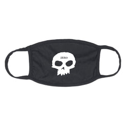 Zero Single Skull Face Mask Black White - Skatewarehouse.co.uk