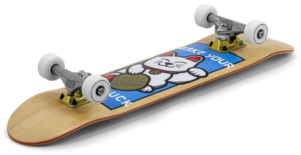 Enuff Lucky Cat SkateboardNatural Complete Skateboard - 8.0