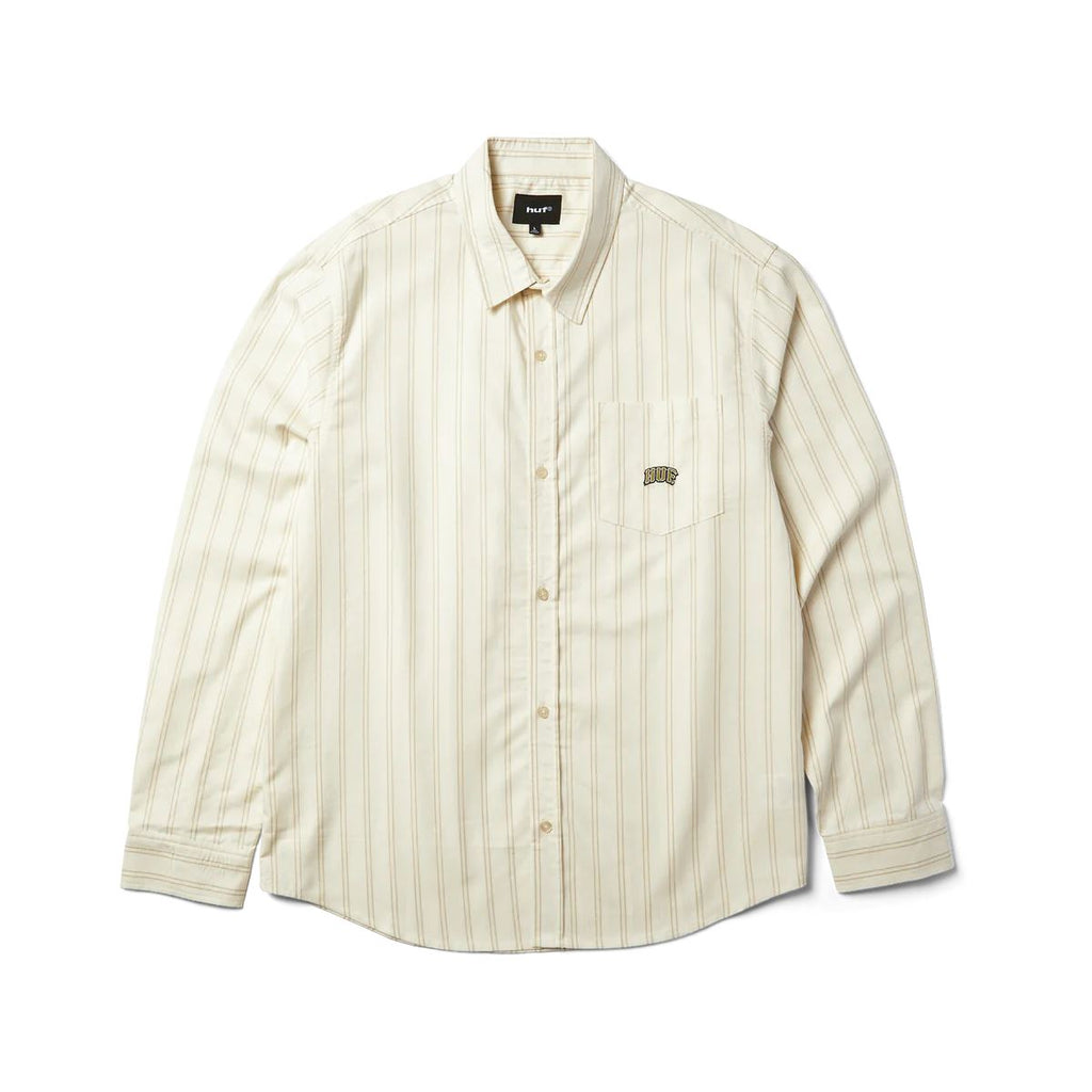 HUF Classic Arch Ls Oxford Shirt (Bleach)