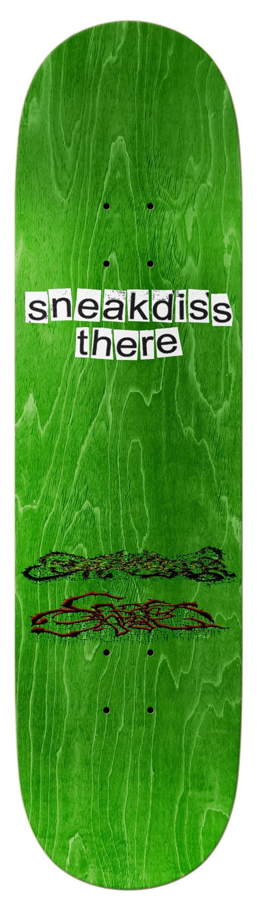 There Team Sneakdiss Battle Ship - White Skateboard Deck - 8.5