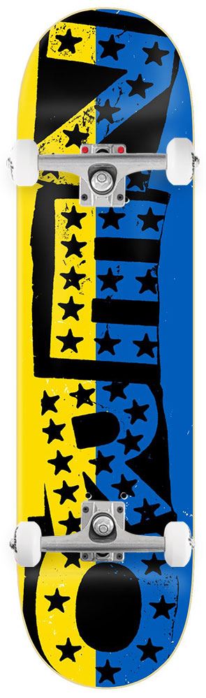 Zero Skateboard Ukraine Punk x Venom Custom Complete Skateboard - 8.25