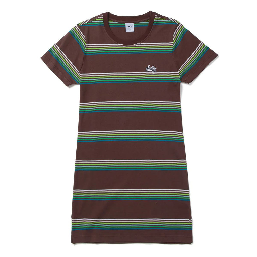 HUF Landmark S / S Knit Dress (Brown) T-Shirt - S