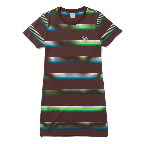 HUF Landmark S / S Knit Dress (Brown) T-Shirt - S