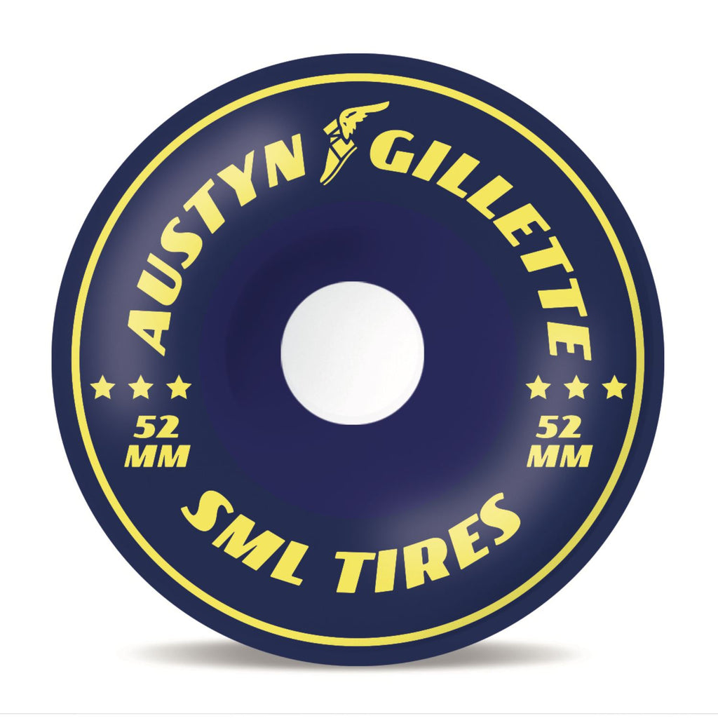 sml. Street Tires Austyn Gillette *NATURAL URETHANE OG Formular V-Cut XL Skateboard Wheels - 52mm