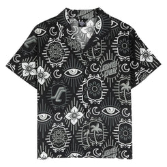 Santa Cruz Womens S/S Shirt Patchwork - Black Patchwork - Skatewarehouse.co.uk