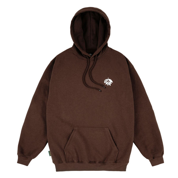 Magenta Invert Plant Hoodie Chocolate - Skatewarehouse.co.uk