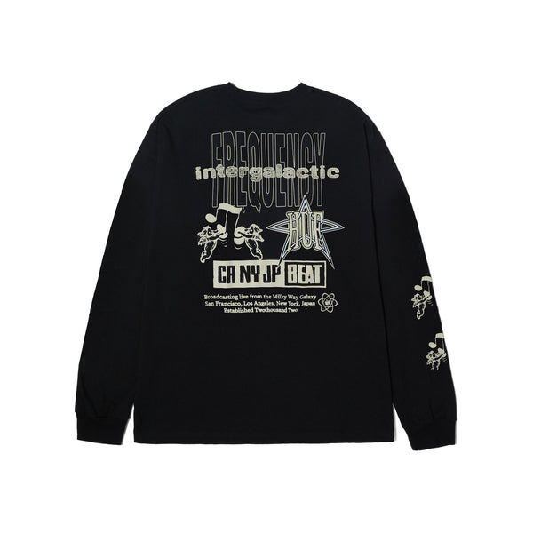 HUF Intergalactic Frequency L / S Tee (Black) - L