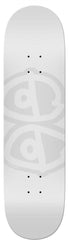 Krooked Eyes (White) BBS Skateboard Deck - 8.06"