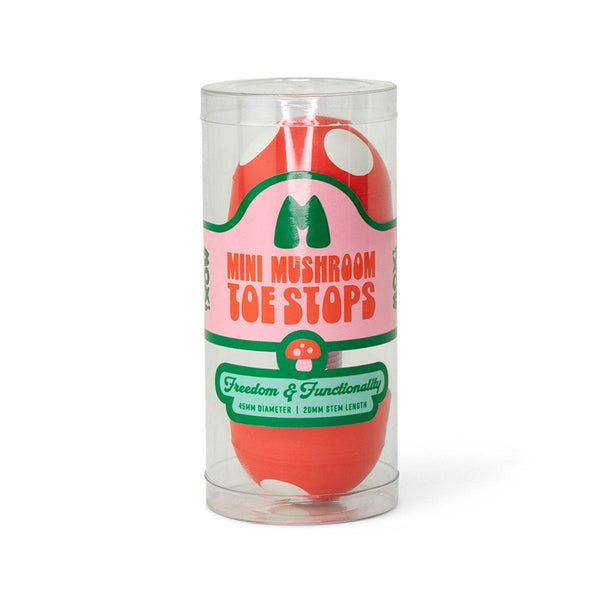 Moxi Mushroom Toe Stops - Red (Pair)
