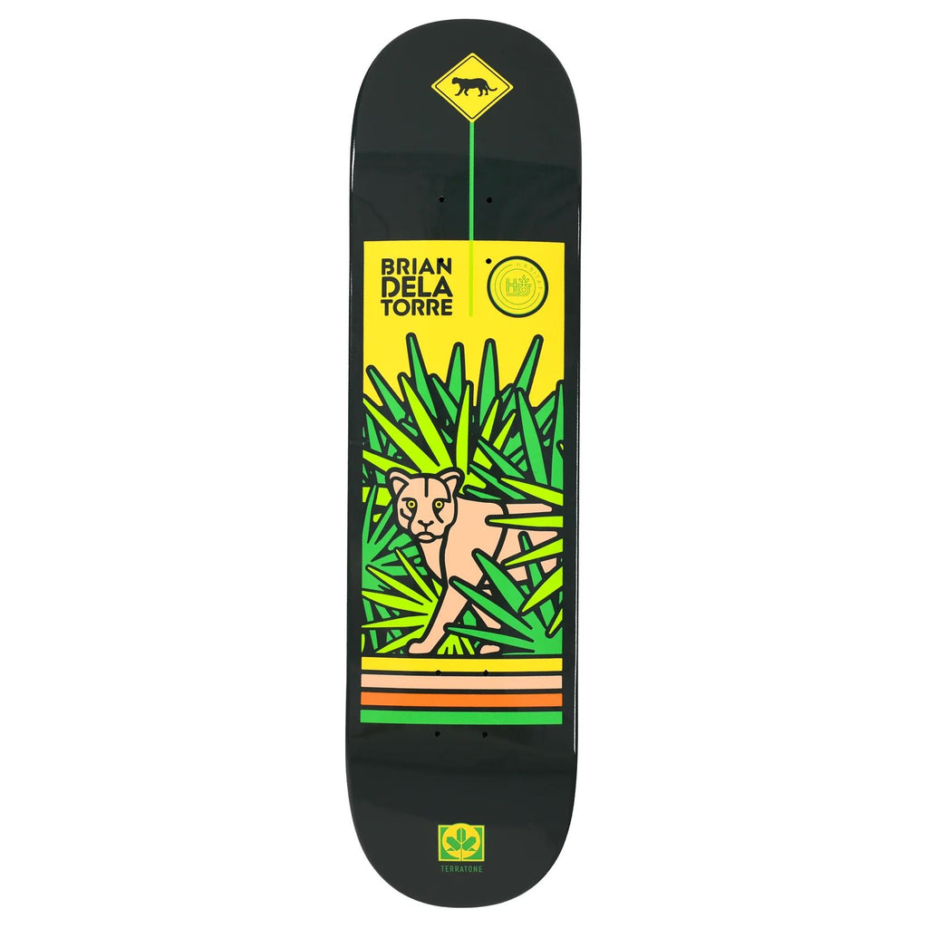 Habitat Delatorre 'Panther Crossing' 8" x 31.75" (WB 14") Skateboard Deck - 8.0"