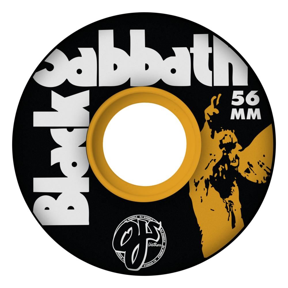 OJ Skateboard Wheels Black Sabbath Vol 4 78a - Black - Skatewarehouse.co.uk