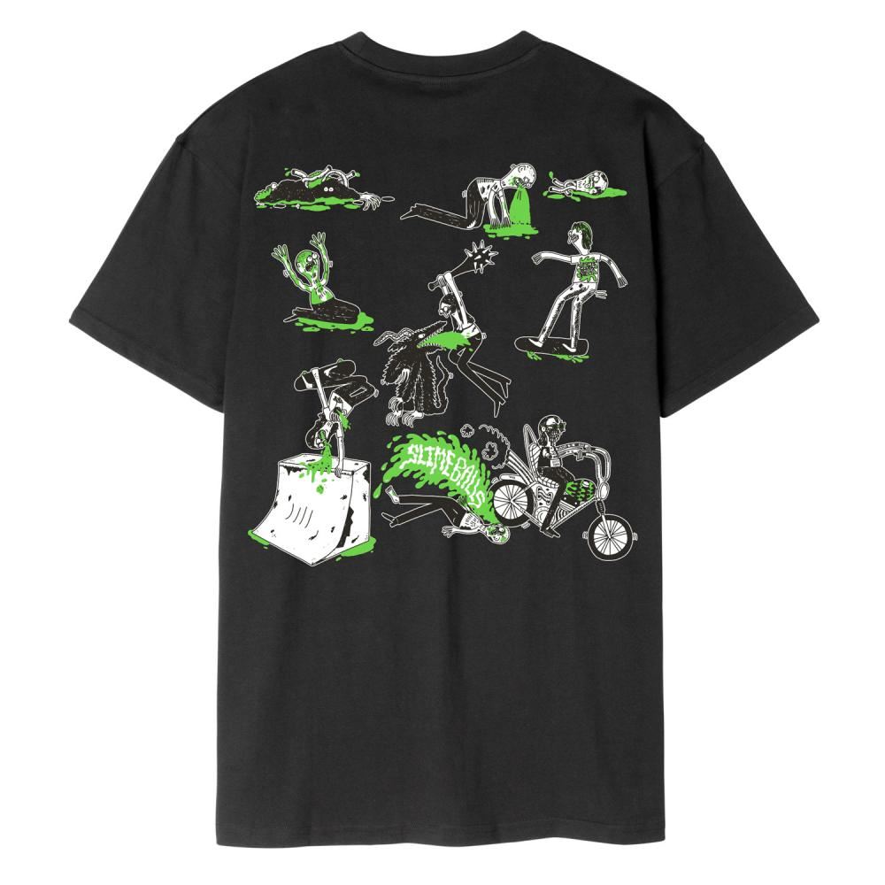 Slime Balls T-Shirt Scene Report - Black - Skatewarehouse.co.uk