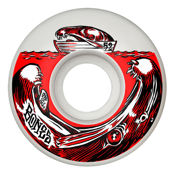 BONES Skateboard Wheels STF 'SALMON DINNER' V3 (Slims) 103A - Skatewarehouse.co.uk