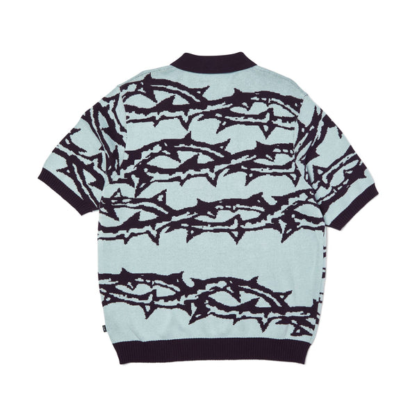HUF Fantasies Knit Ss Top (Light Blue)