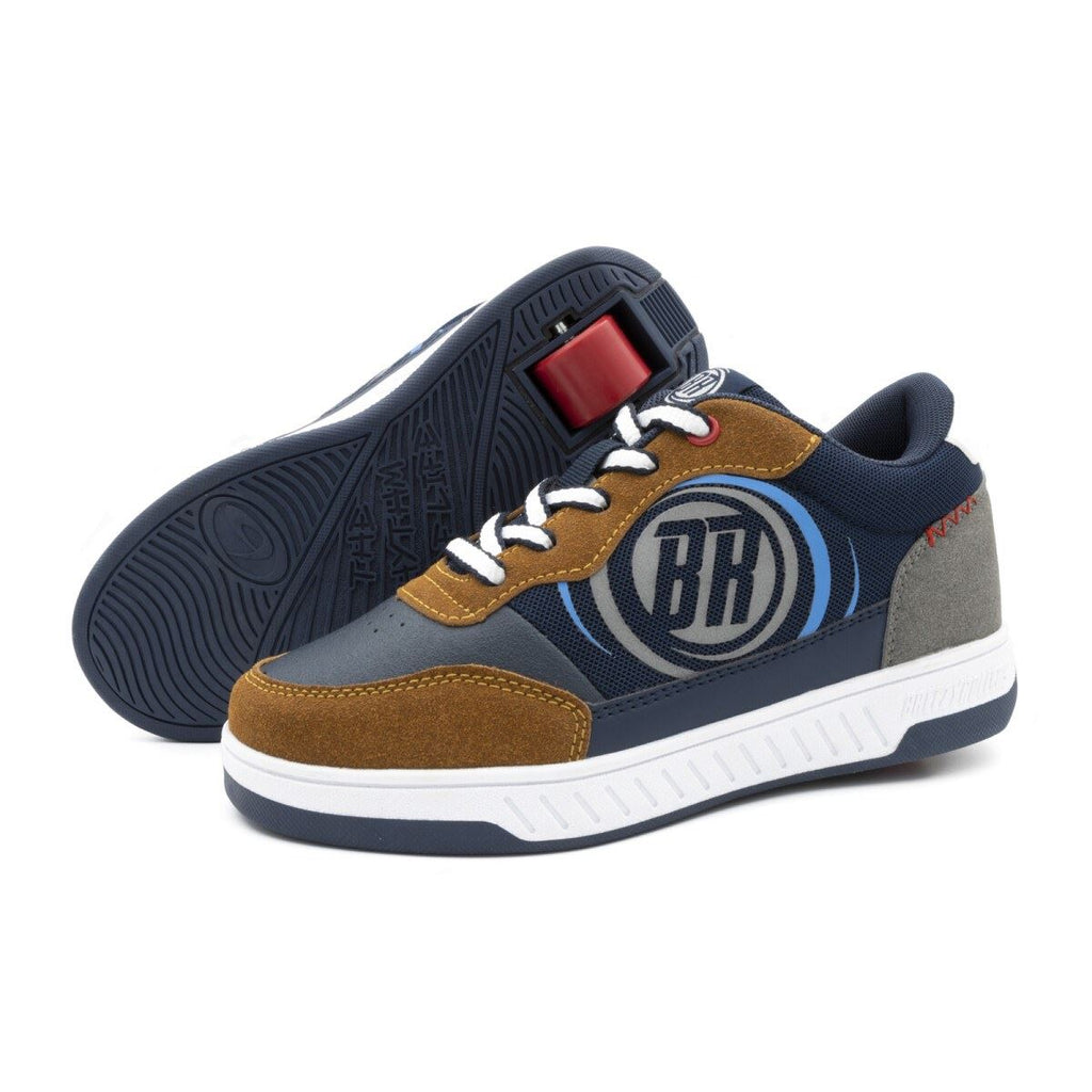 Breezy Rollers Hero 2 - Navy / Camel - Skatewarehouse.co.uk