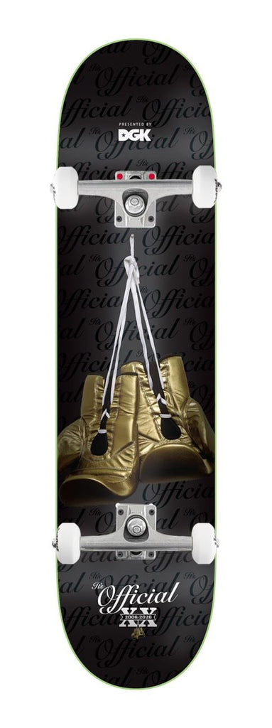 DGK "It's Official" Gloves Black x Venom Custom Complete Skateboard - 8.06"
