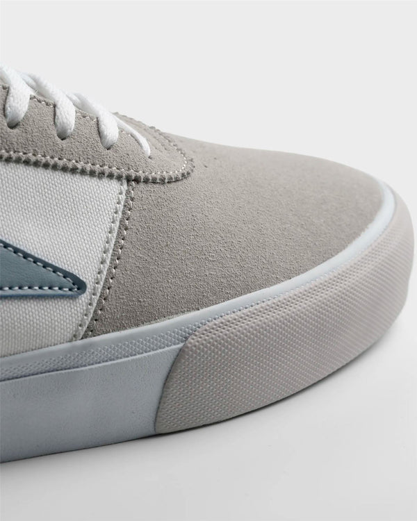 Lakai Manchester Skate Shoes Glacier Grey White - Skatewarehouse.co.uk