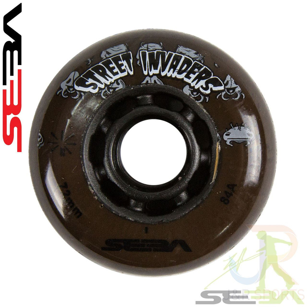 Seba Street Invaders Yellow Wheel 72Mm (Set of 4 Wheels) - Skatewarehouse.co.uk