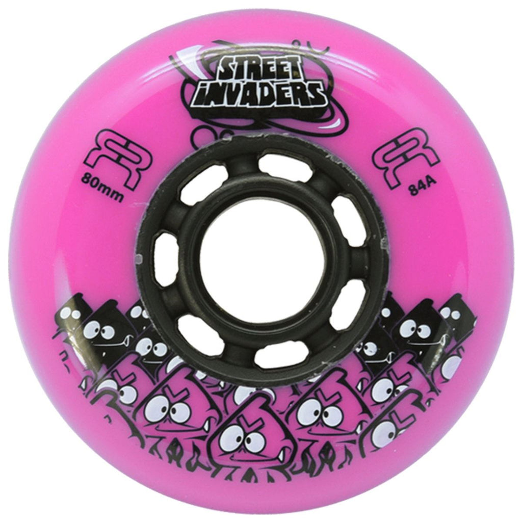 FR Street INVADER II Wheels - Pink - 80mm (Set of 4)