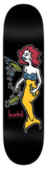 Krooked Dbx Team Mermaid Black - (Black) Skateboard Deck - 8.25"