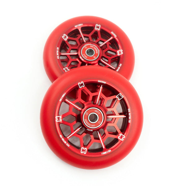 CORE Hex Hollow Stunt Scooter Wheel 110mm – Red