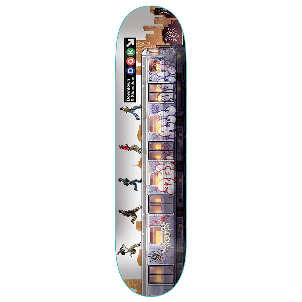 DGK John Shanahan 'Foot Patrol' Skateboard Deck - 8.25" - Skatewarehouse.co.uk