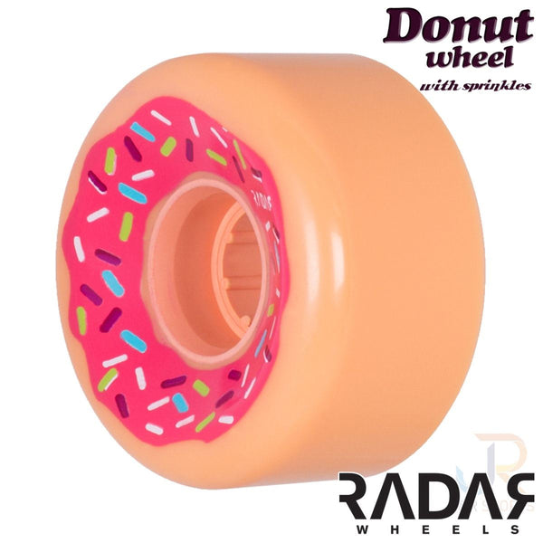 Radar (4) - Donut - Pink / 78a Skateboard Wheels - 62mm
