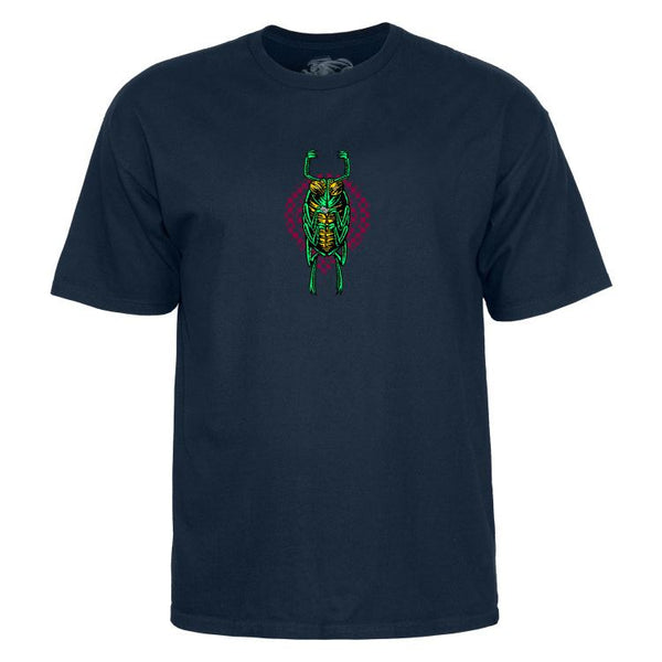 Powell-Peralta™ Mike Vallely • Bug Tee Navy - Skatewarehouse.co.uk