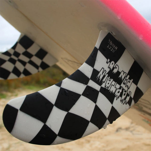 Captain Fin Co - Ozzy Wrong Twin + Trailer - Medium - Black / White (Futures) - M