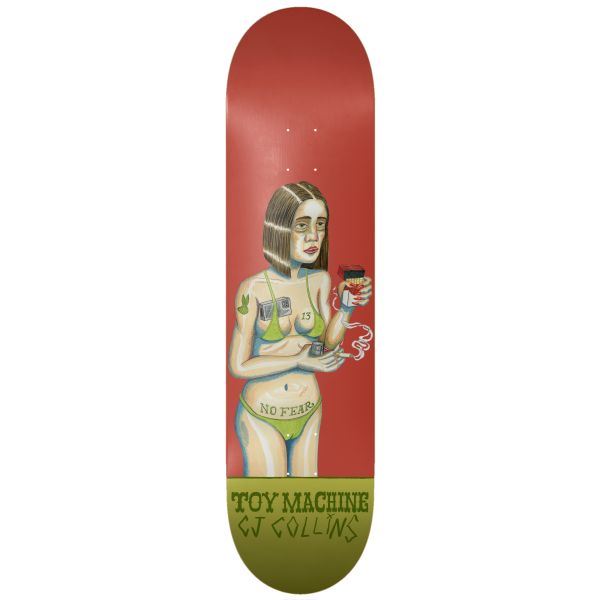 Toy Machine Collins No Fear Skateboard Deck - 8.5