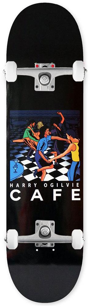 Skateboard Cafe Old Duke (Black) x Venom Custom Complete Skateboard - 8.25