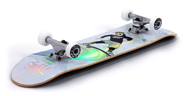 Enuff Skully Hologram White Complete Skateboard - 7.25