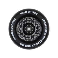 Slamm Scooter 110mm Halo Deep Dish Scooter Wheels - Black - Skatewarehouse.co.uk