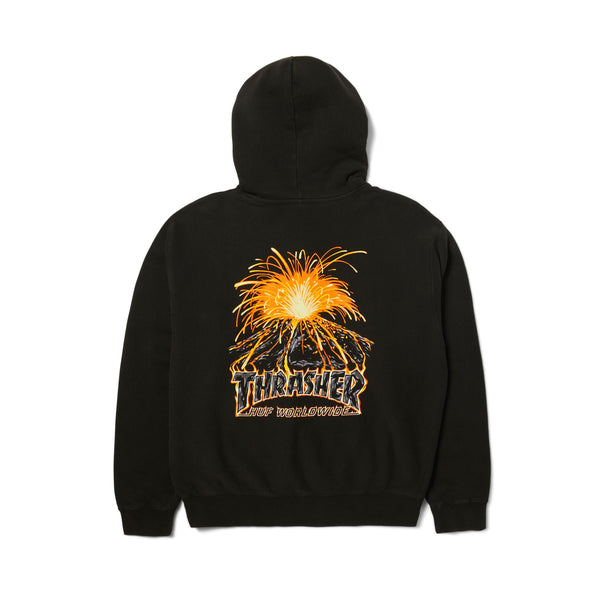 Meltdown Heavyweight Hoodie (Washed Black)