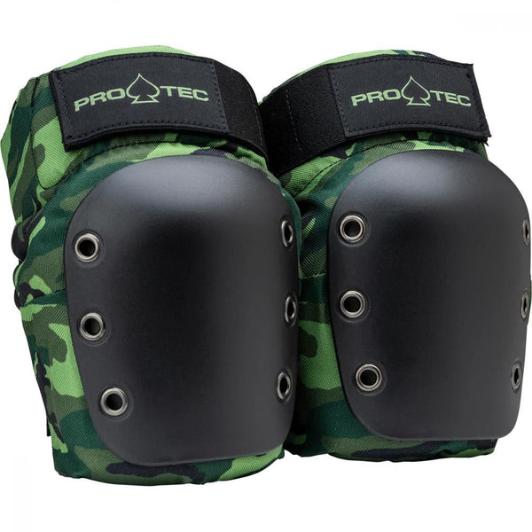 Pro-Tec Pads Street Adult 3-PK Pad Set Open - Camo - Skatewarehouse.co.uk