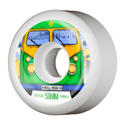 Powell-Peralta Yuppie Slide Formula 104A White Skateboard Wheels - 58mm