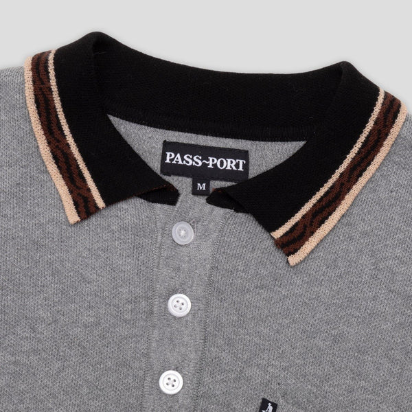 Sunspot Organic Knit Polo (Grey)