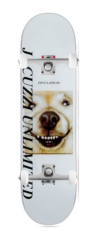 Jacuzzi Unlimited Tony Latham Smooshed EX7 White x Venom Custom Complete Skateboard - 8.125"
