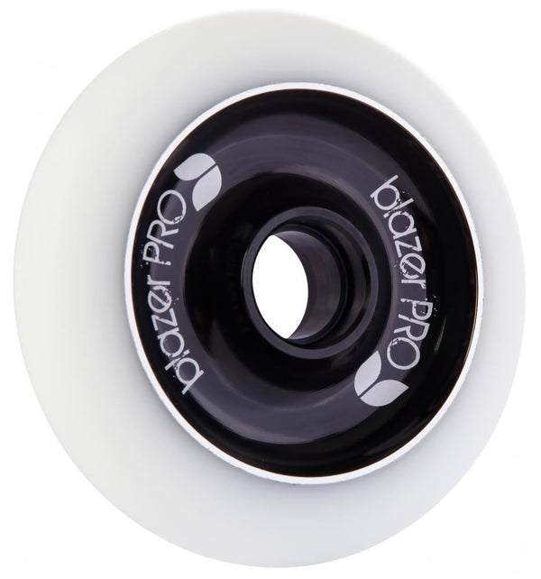 Blazer Pro Scooter Wheel Aluminium Core 100mm - White / Black - Skatewarehouse.co.uk